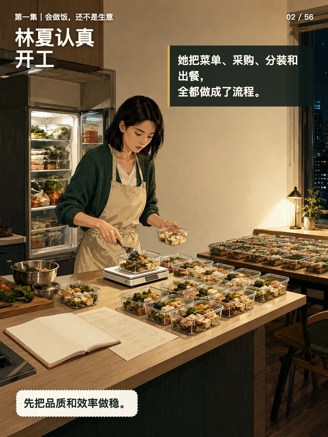 林夏认真开工