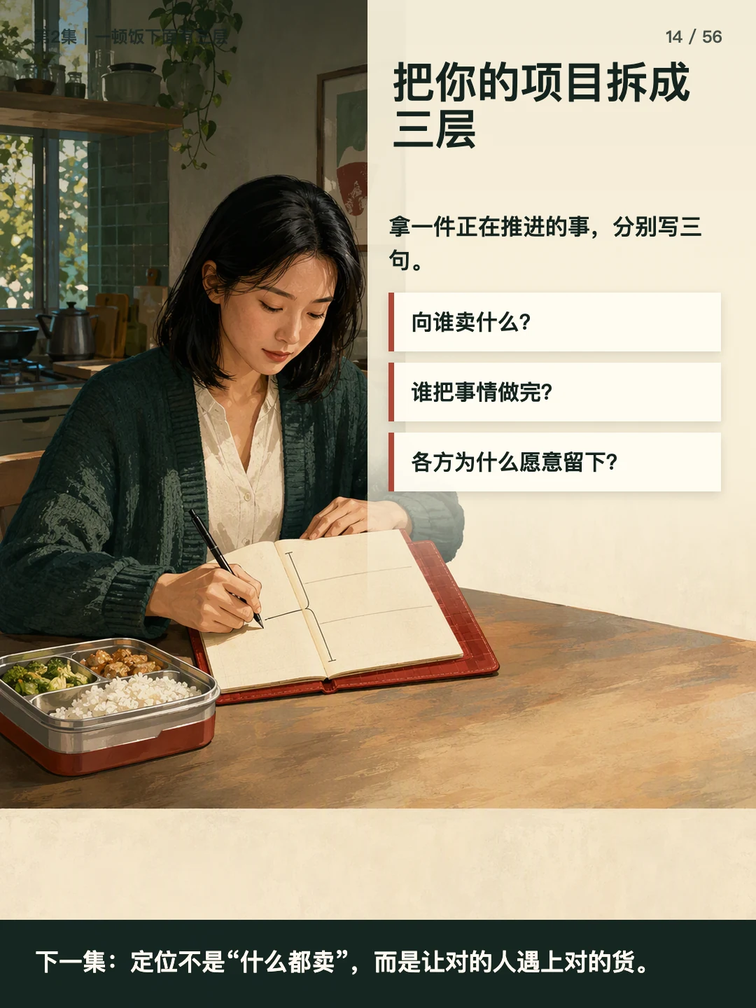 把你的项目拆成三层