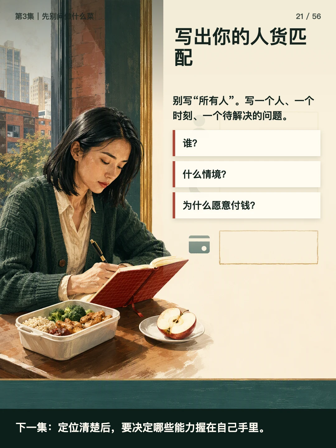 写出你的人货匹配