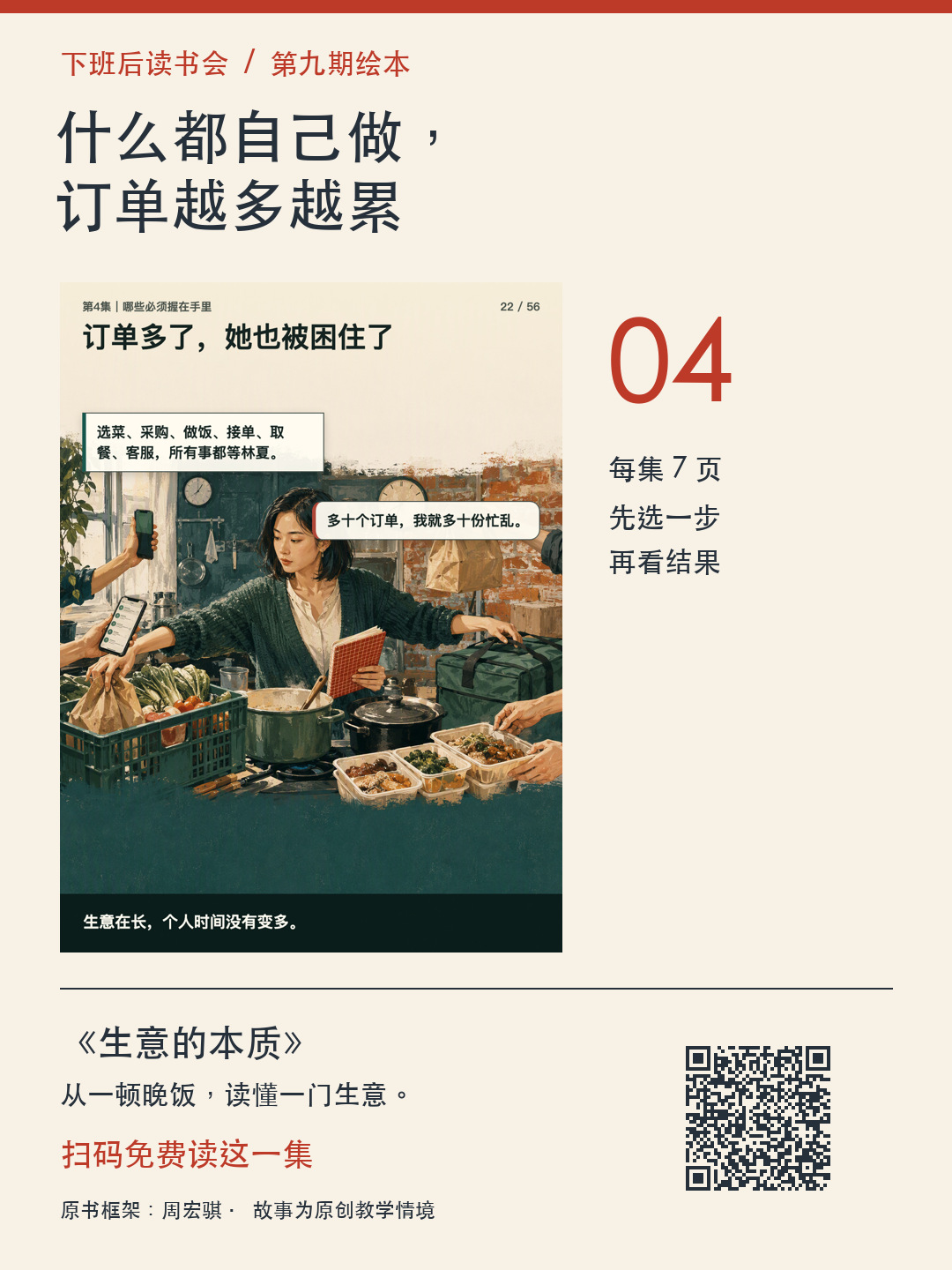 第4集分享海报，附本集阅读二维码