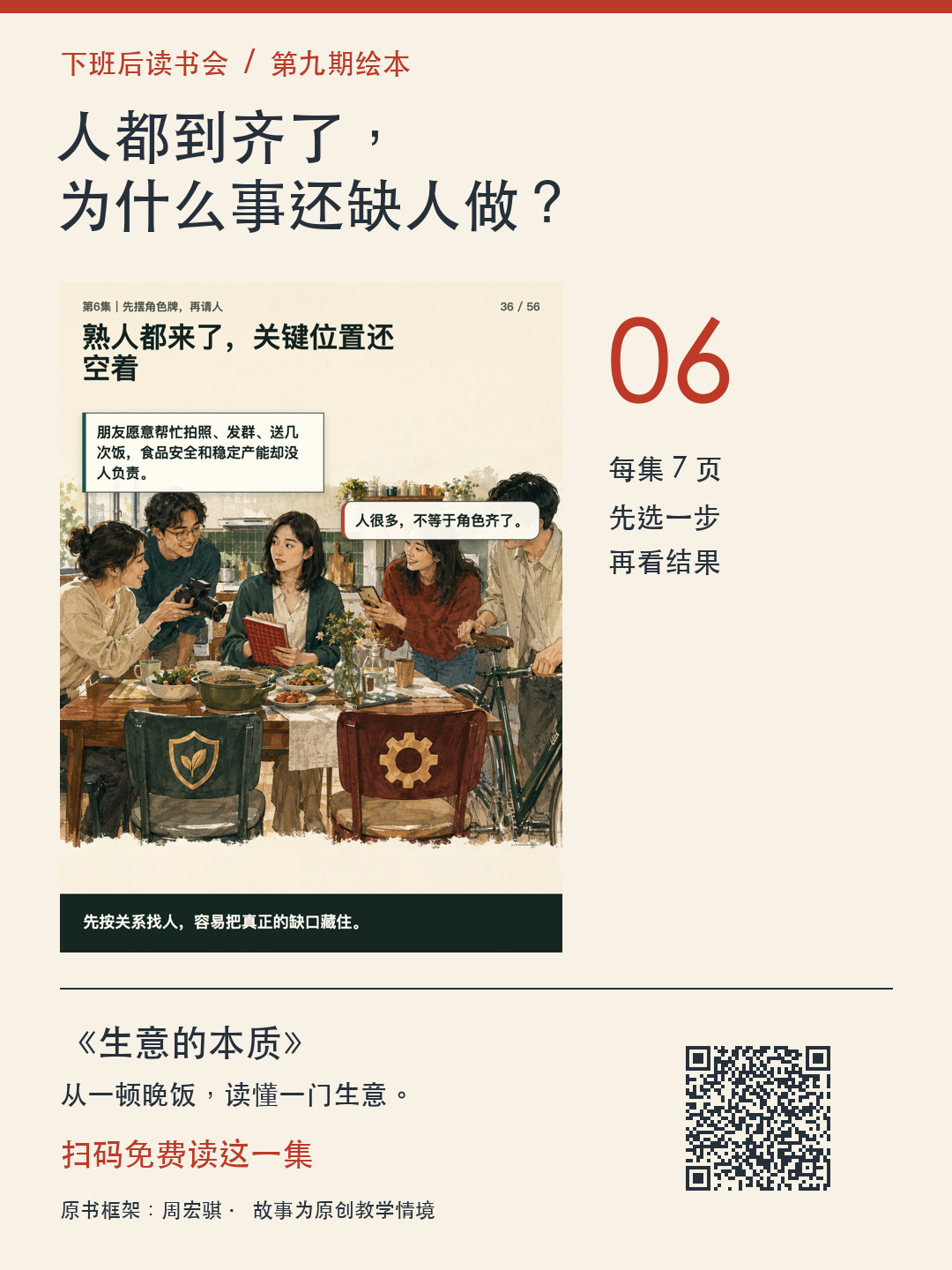 第6集分享海报，附本集阅读二维码