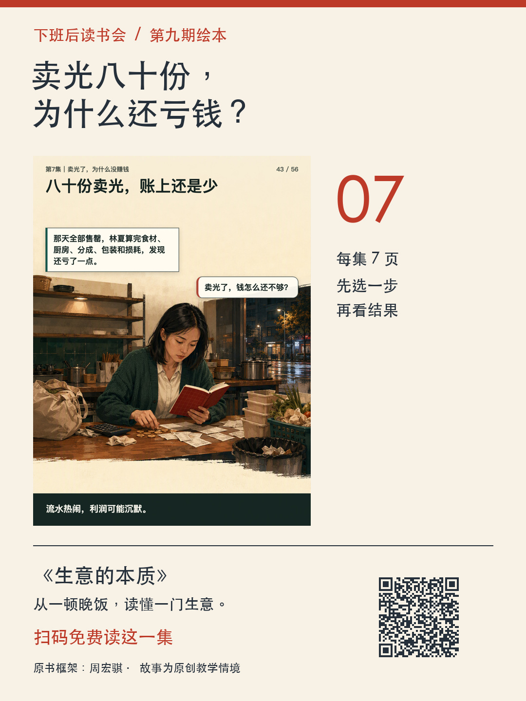 第7集分享海报，附本集阅读二维码