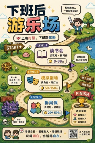 下班后游乐场三层产品地图