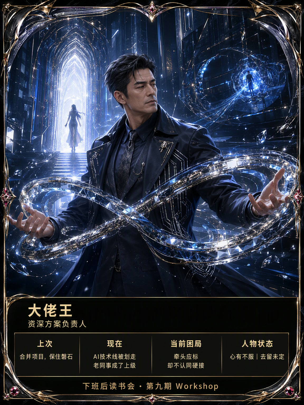 大佬王人物卡：资深方案负责人，AI技术线被划走，心有不服，去留未定